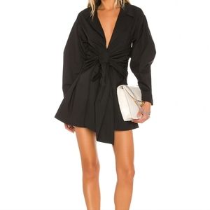 L'Academie The Draya Mini Dress in Black